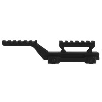 MEDIUM RIS WOSPORT MOUNT FOR SCOPE AND PEQ/NGAL BLACK